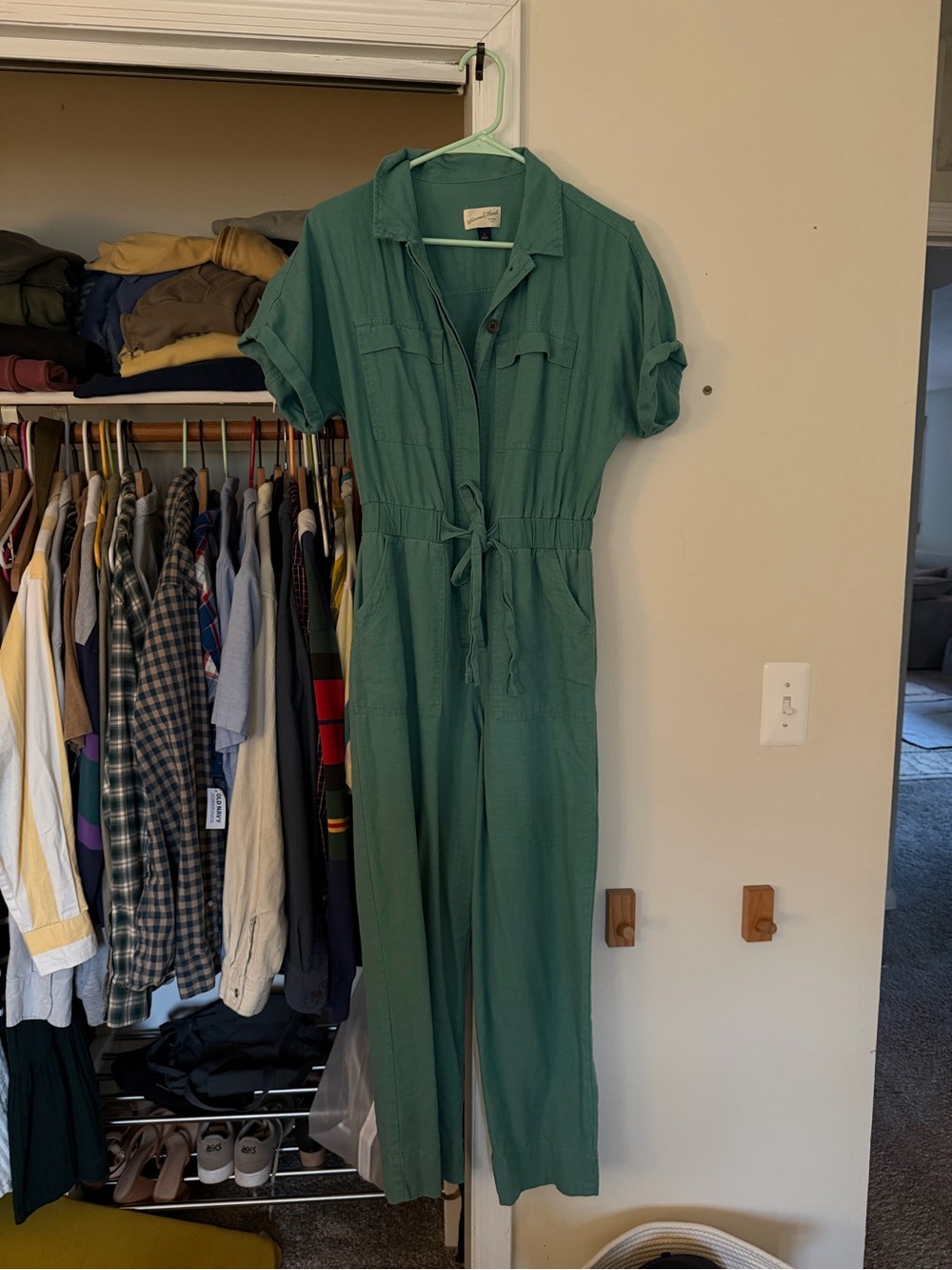 Green Women's Utility Jumpsuit - Universal Thread